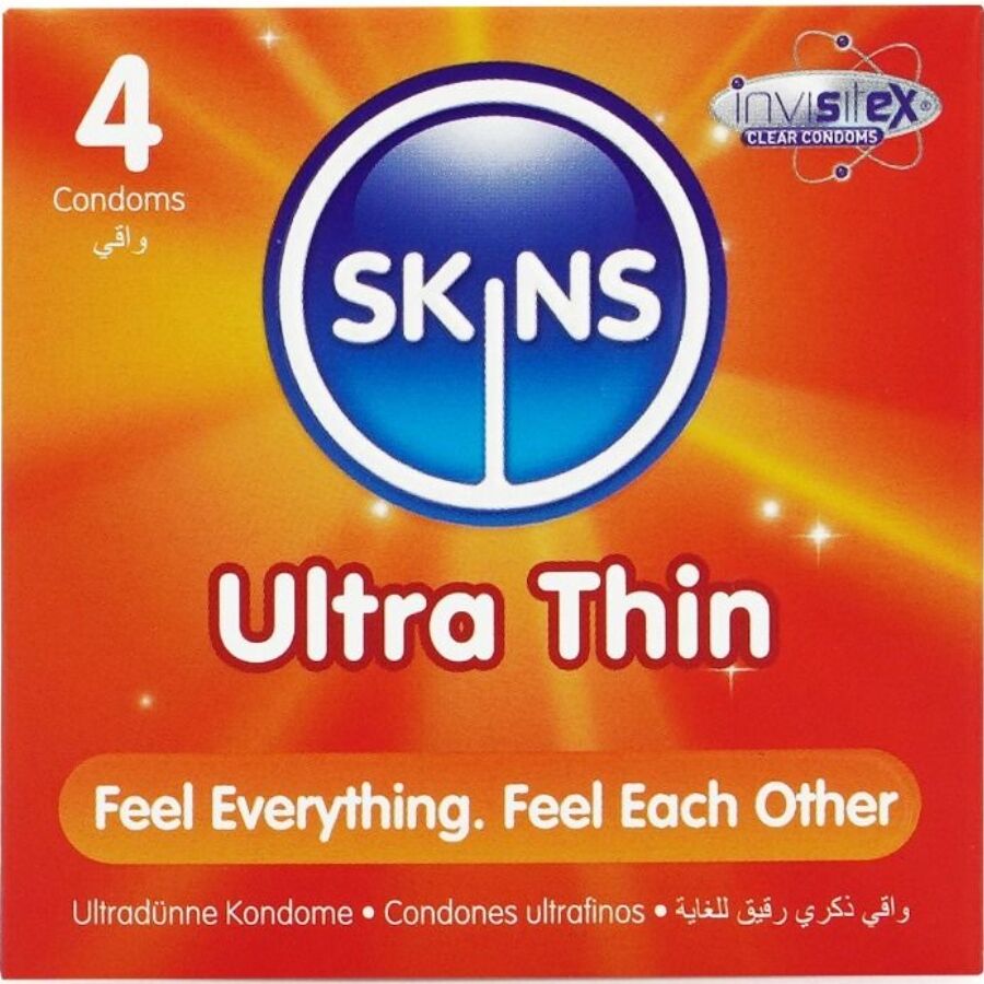 SKINS - ULTRA THIN PREMIUM CONDOMS PACK 4 - NOCTURNA DESIRES