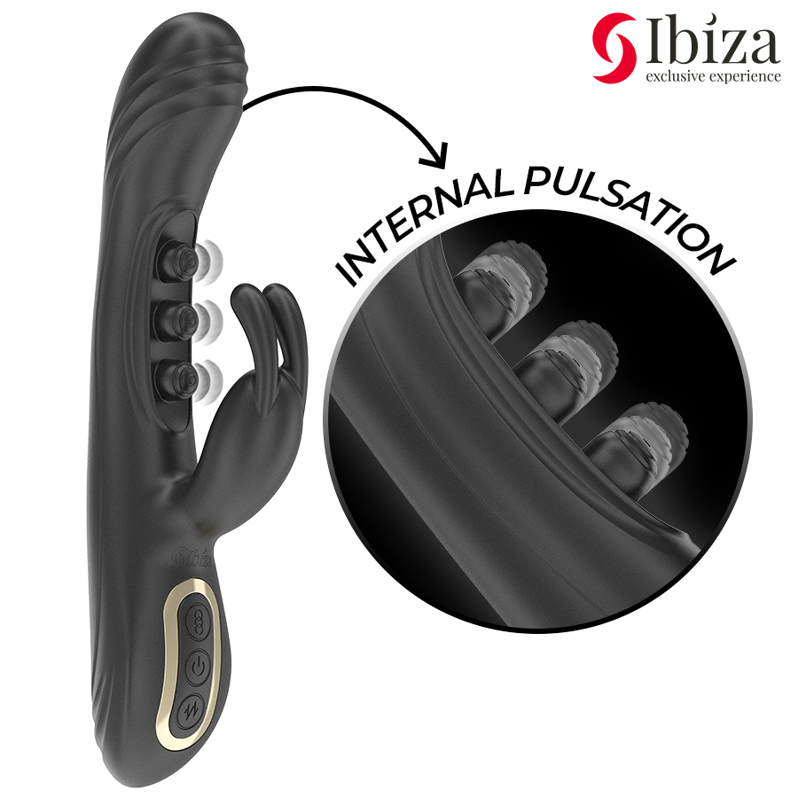 IBIZA - VIBRATING RABBIT WITH PULSATION - NOCTURNA DESIRES
