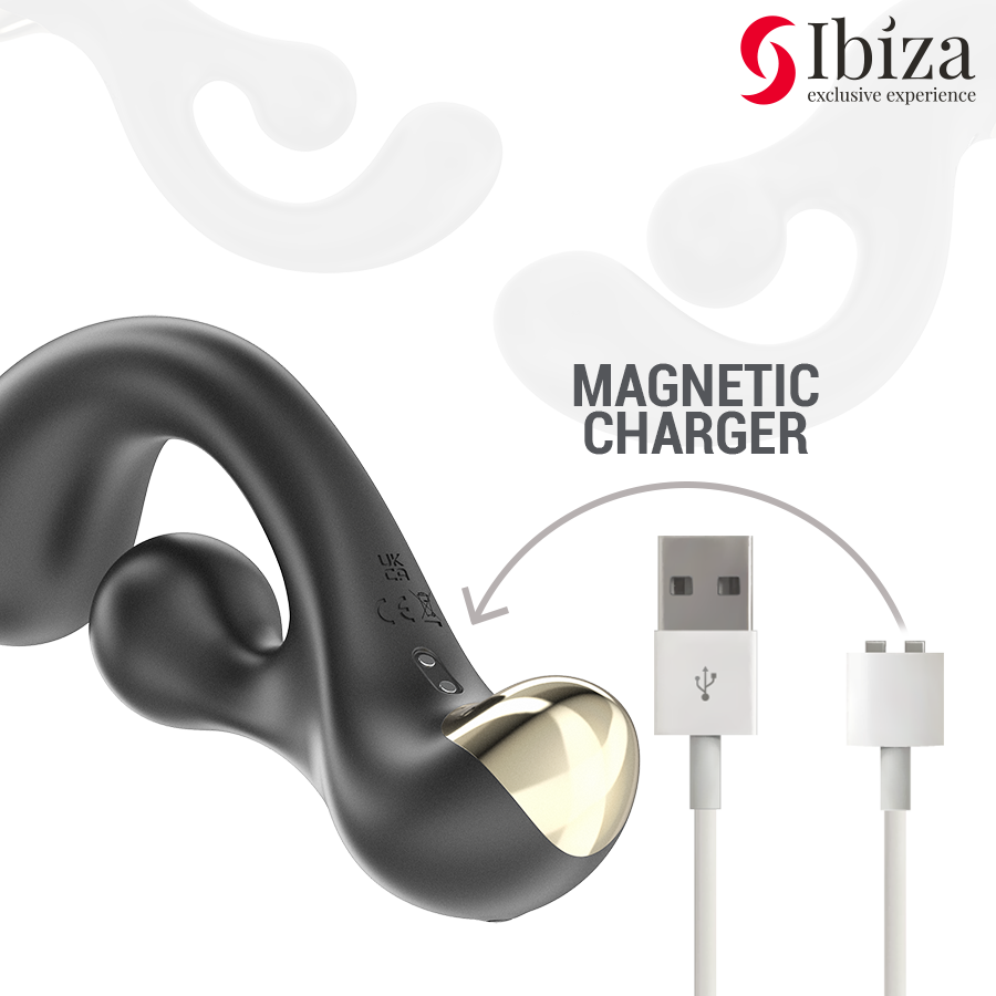 IBIZA - VIBRATING & ROTATING STIMULATOR - NOCTURNA DESIRES