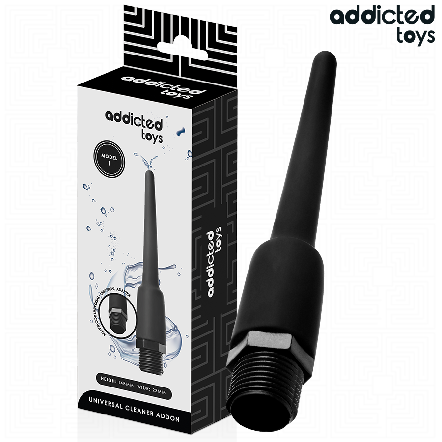 ADDICTED TOYS - ANAL CLEANER WITH UNIVERSAL ADAPTER MODEL 1 - NOCTURNA DESIRES