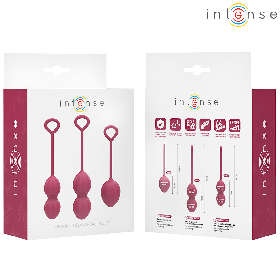 INTENSE - CHARLI KEGEL BALL KIT VIOLET - NOCTURNA DESIRES