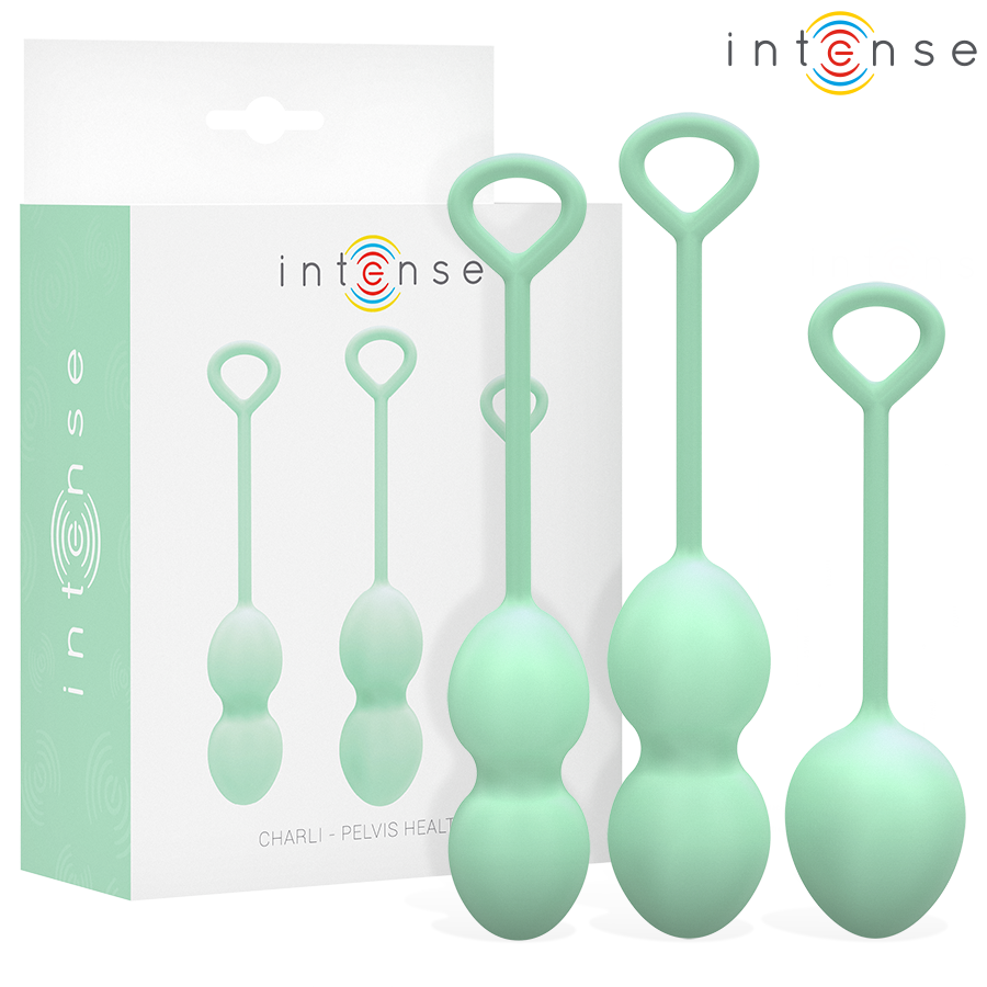 INTENSE - CHARLI KEGEL BALL KIT LIGHT JADE GREEN - NOCTURNA DESIRES