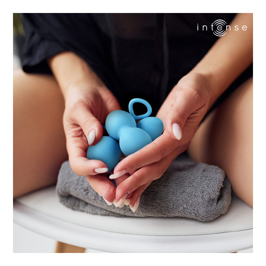 INTENSE - CHARLI KEGEL BALL KIT OCEAN BLUE - NOCTURNA DESIRES