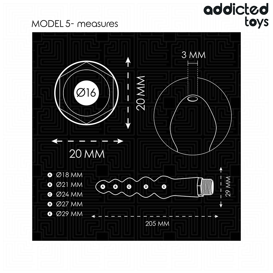 ADDICTED TOYS - ANAL CLEANER WITH UNIVERSAL ADAPTER MODEL 5 - NOCTURNA DESIRES