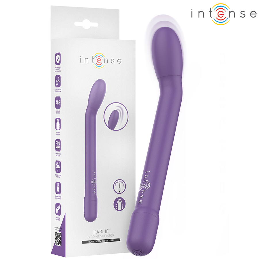 INTENSE - KARLIE RECHARGEABLE G-SPOT STIMULATOR PURPLE - NOCTURNA DESIRES