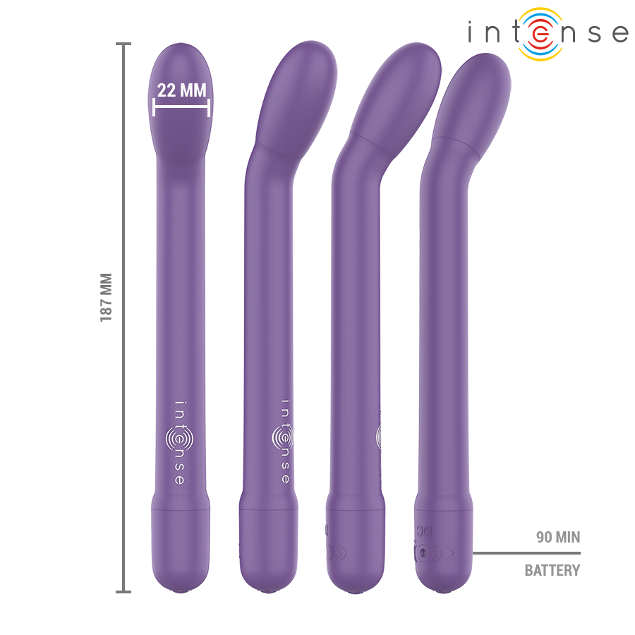 INTENSE - KARLIE RECHARGEABLE G-SPOT STIMULATOR PURPLE - NOCTURNA DESIRES
