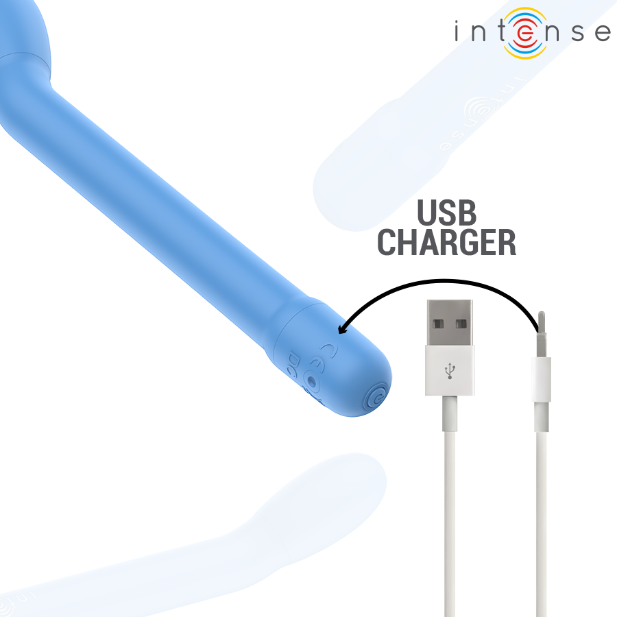 INTENSE - KARLIE RECHARGEABLE G-SPOT STIMULATOR BLUE - NOCTURNA DESIRES