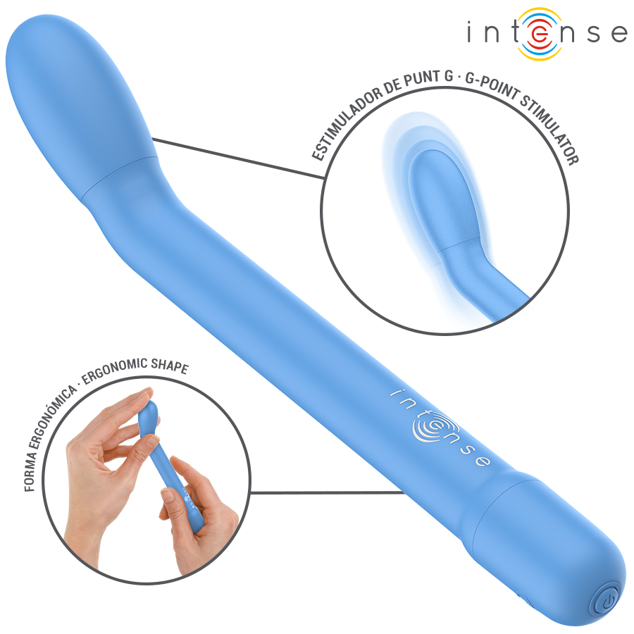 INTENSE - KARLIE RECHARGEABLE G-SPOT STIMULATOR BLUE - NOCTURNA DESIRES