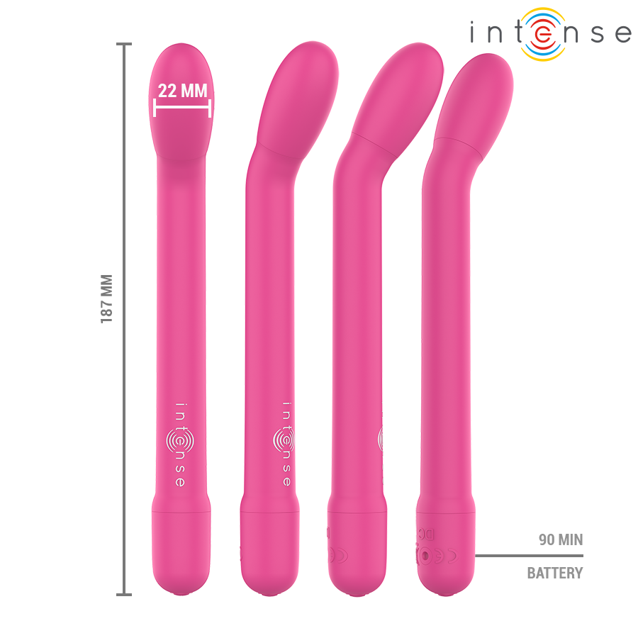 INTENSE - KARLIE RECHARGEABLE G-SPOT STIMULATOR PINK - NOCTURNA DESIRES