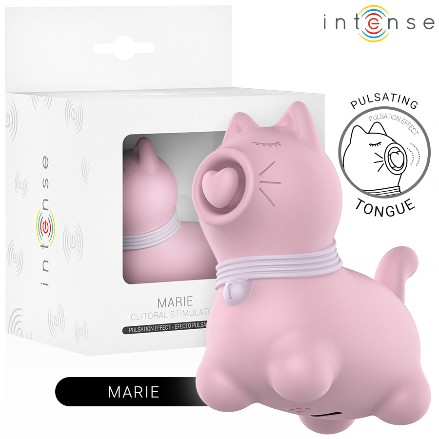 INTENSE - MARIE PINK PULSATION EFFECT TONGUE STIMULATOR - NOCTURNA DESIRES
