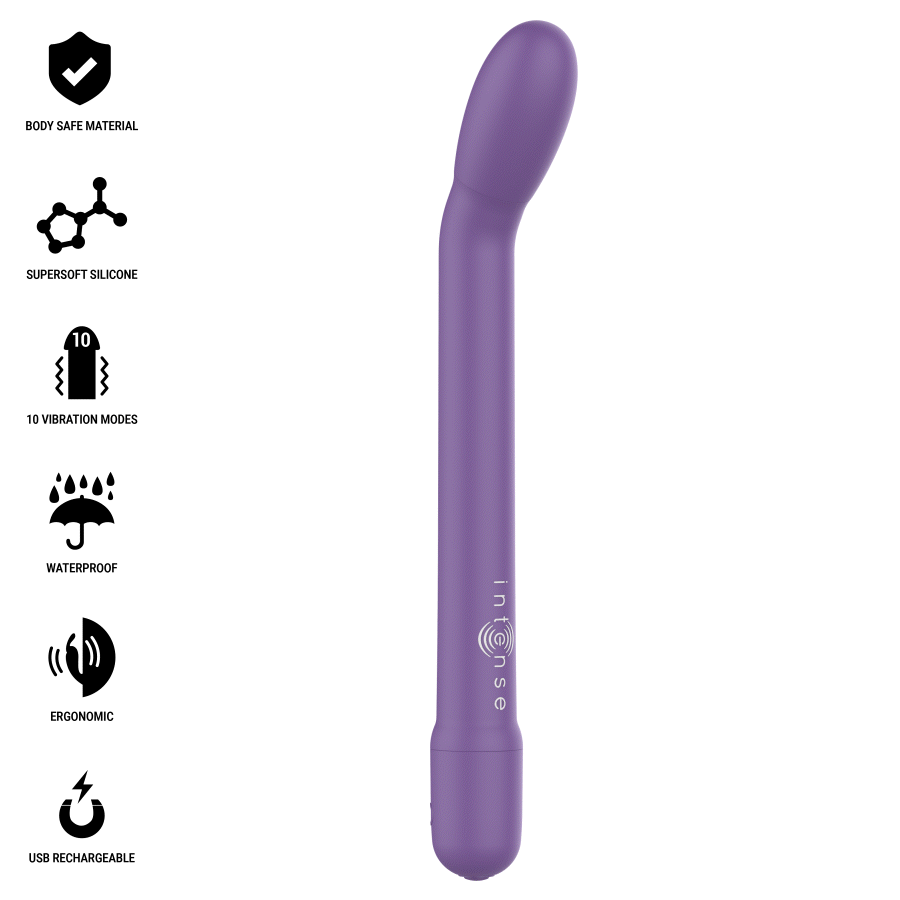 INTENSE - KARLIE RECHARGEABLE G-SPOT STIMULATOR PURPLE - NOCTURNA DESIRES