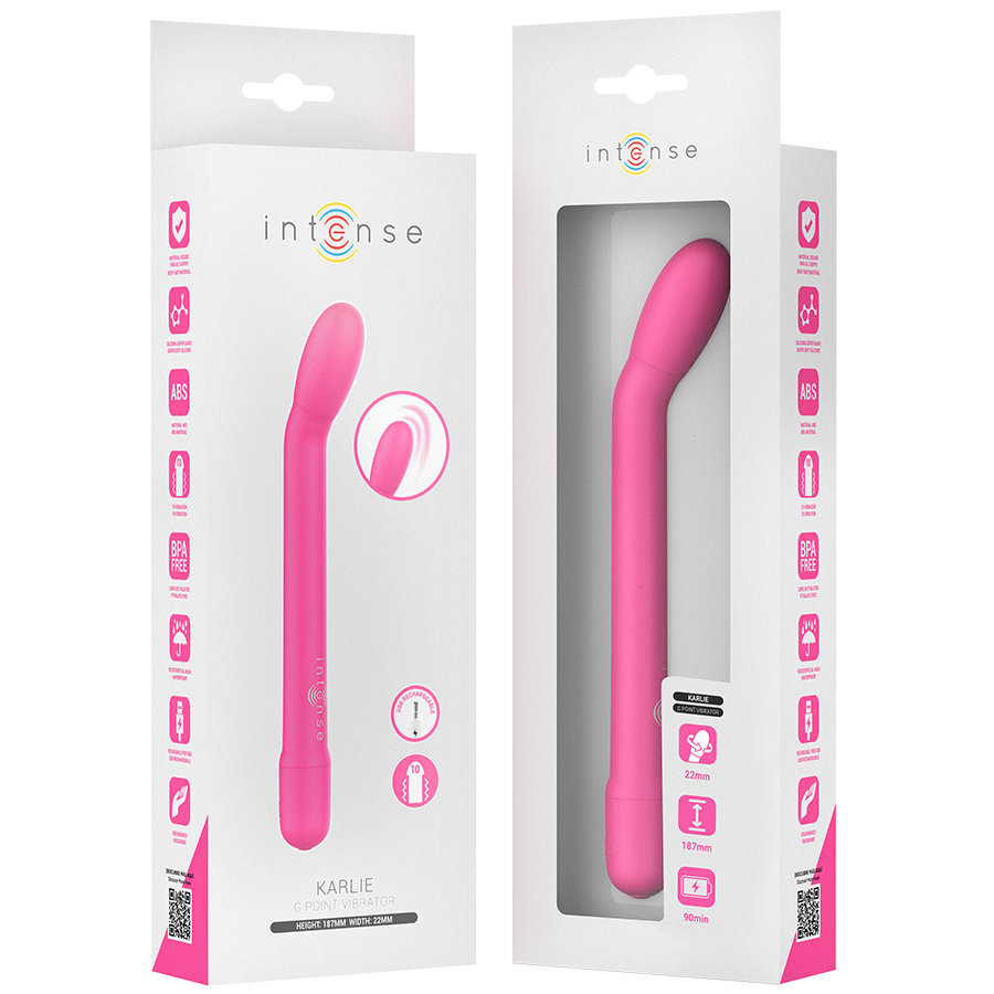 INTENSE - KARLIE RECHARGEABLE G-SPOT STIMULATOR PINK - NOCTURNA DESIRES