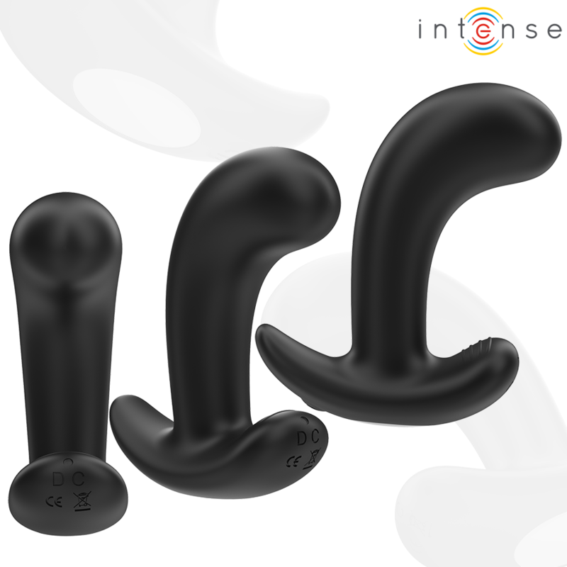 INTENSE - CHANDLER ANAL PLUG 10 VIBRATIONS BLACK REMOTE CONTROL - NOCTURNA DESIRES