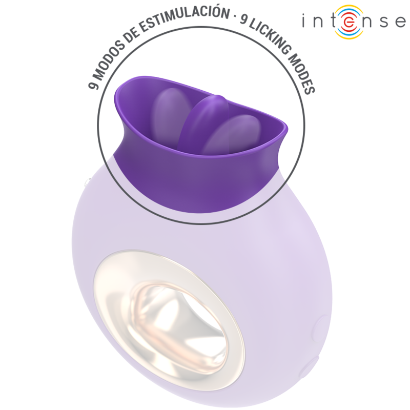 INTENSE - TULI CLITORIS STIMULATOR 9 VIBRATIONS & 9 OSCILLATIONS PURPLE - NOCTURNA DESIRES