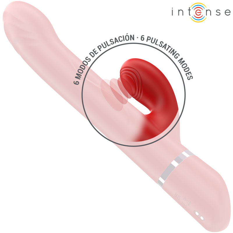 INTENSE - LELE MULTIFUNCTION VIBRATOR ROTATING & OSCILLATION & STIMULATION RED - NOCTURNA DESIRES