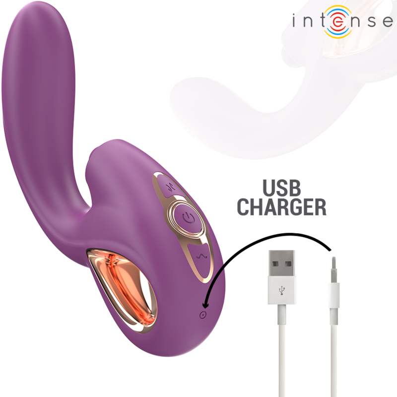 INTENSE - LALI MULTIFUNCTION G-SPOT VIBRATOR TAPPING & THRUST & VIBRATION PURPLE - NOCTURNA DESIRES