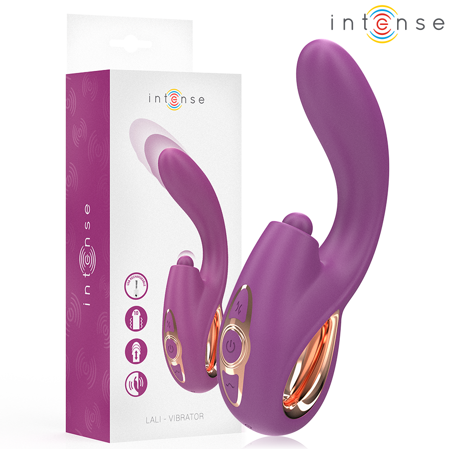 INTENSE - LALI MULTIFUNCTION G-SPOT VIBRATOR TAPPING & THRUST & VIBRATION PURPLE - NOCTURNA DESIRES
