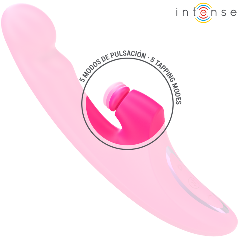 INTENSE - EMI VIBRATOR 13.5 CM MULTIFUNCTION 3 IN 1 10 VIBRATIONS PINK - NOCTURNA DESIRES