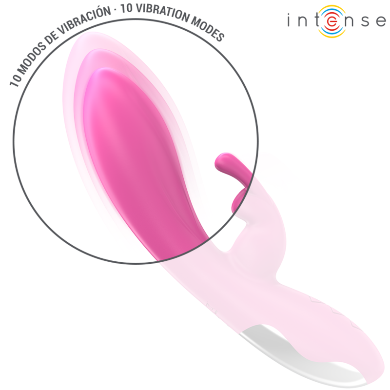 INTENSE - RANDALL RABBIT VIBRATOR 10 VIBRATIONS PINK - NOCTURNA DESIRES