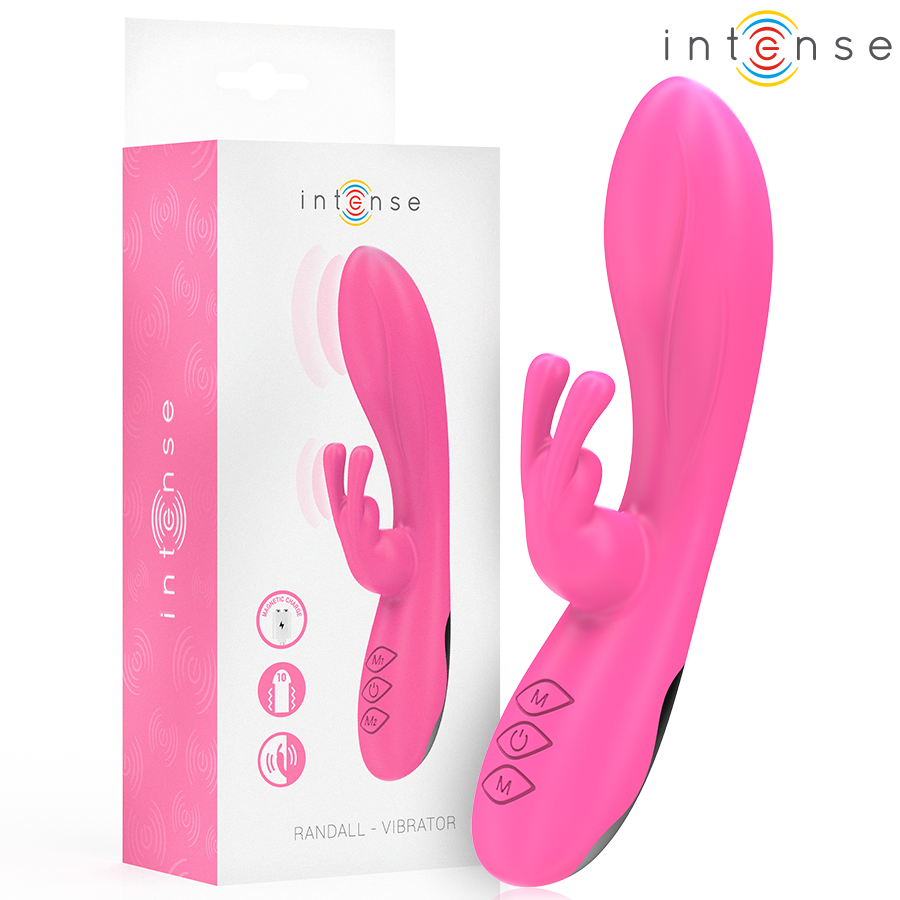INTENSE - RANDALL RABBIT VIBRATOR 10 VIBRATIONS PINK - NOCTURNA DESIRES