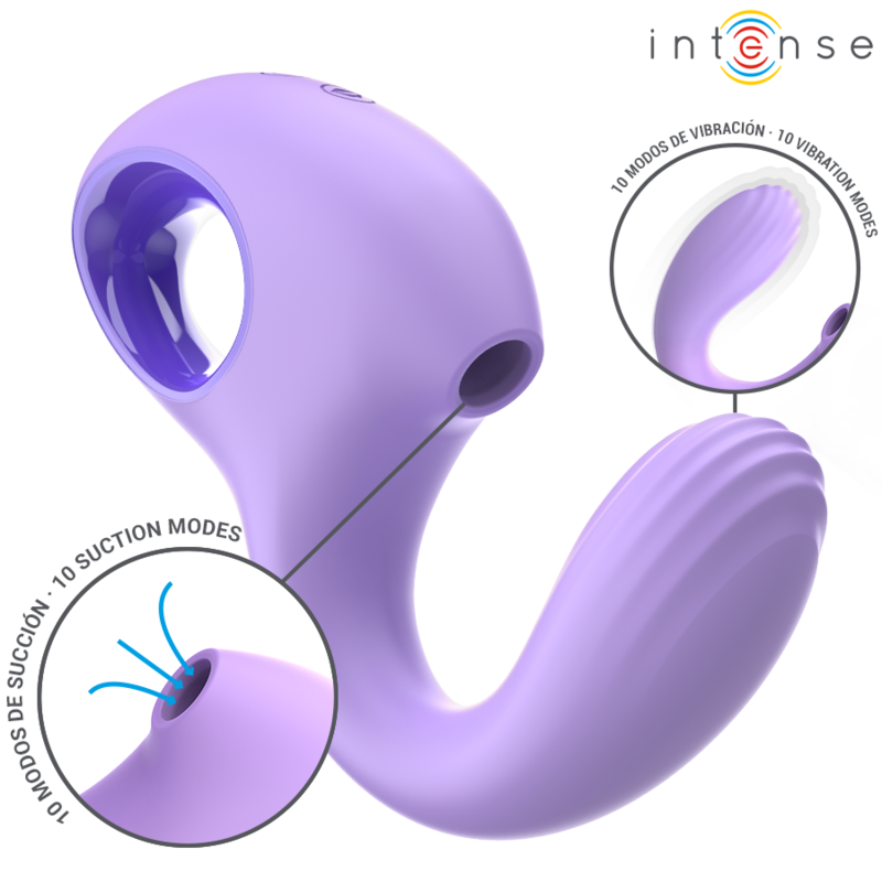 INTENSE - BAXTER VIBRATOR & STIMULATOR VIOLET - NOCTURNA DESIRES