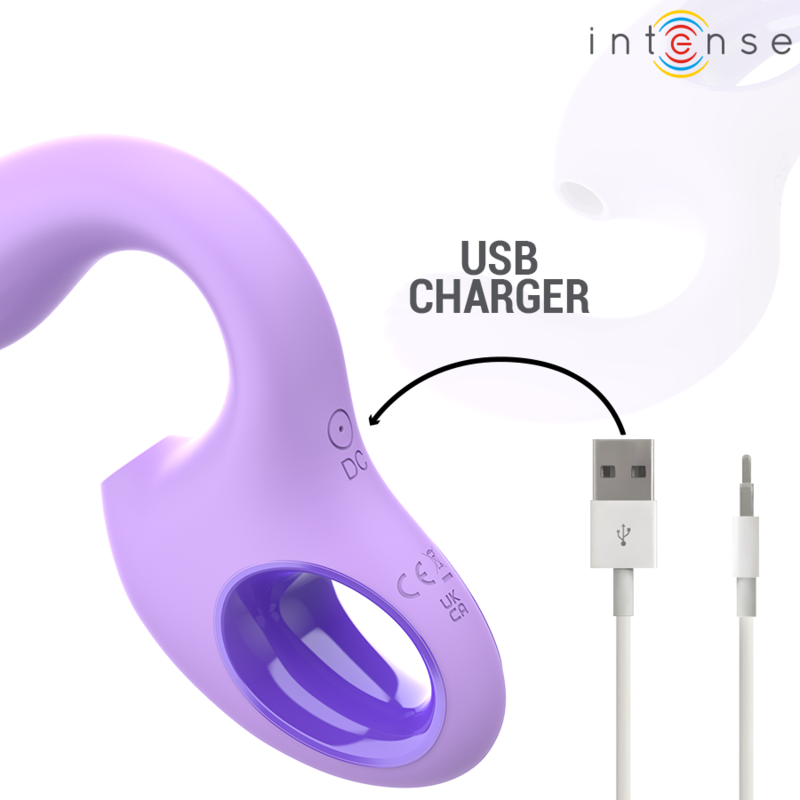 INTENSE - BAXTER VIBRATOR & STIMULATOR VIOLET - NOCTURNA DESIRES