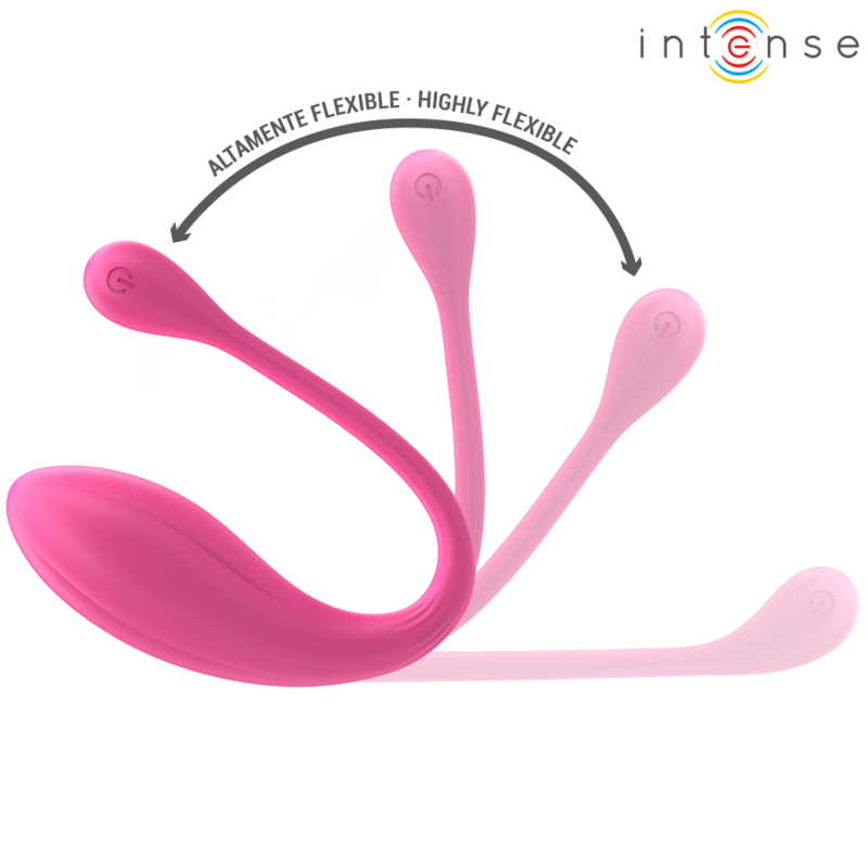 INTENSE - JANICE U VIBRATOR DOUBLE STIMULATION 10 VIBRATIONS PINK REMOTE CONTROL - NOCTURNA DESIRES