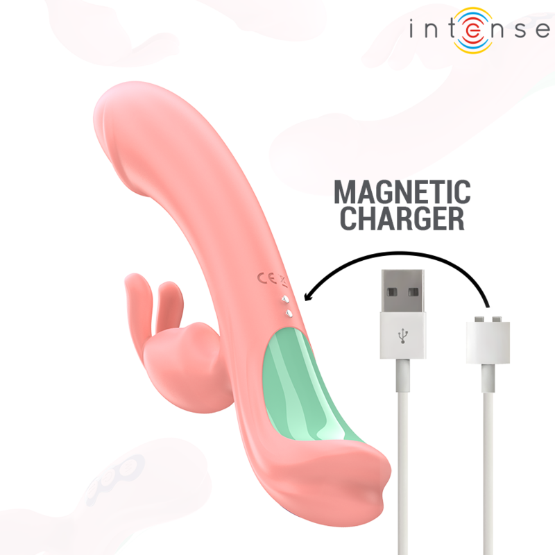 INTENSE - RACHEL RABBIT VIBRATOR 5 VIBRATIONS PINK - NOCTURNA DESIRES