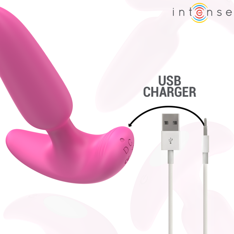 INTENSE - ROSS ANAL PLUG 10 VIBRATIONS PINK REMOTE CONTROL - NOCTURNA DESIRES