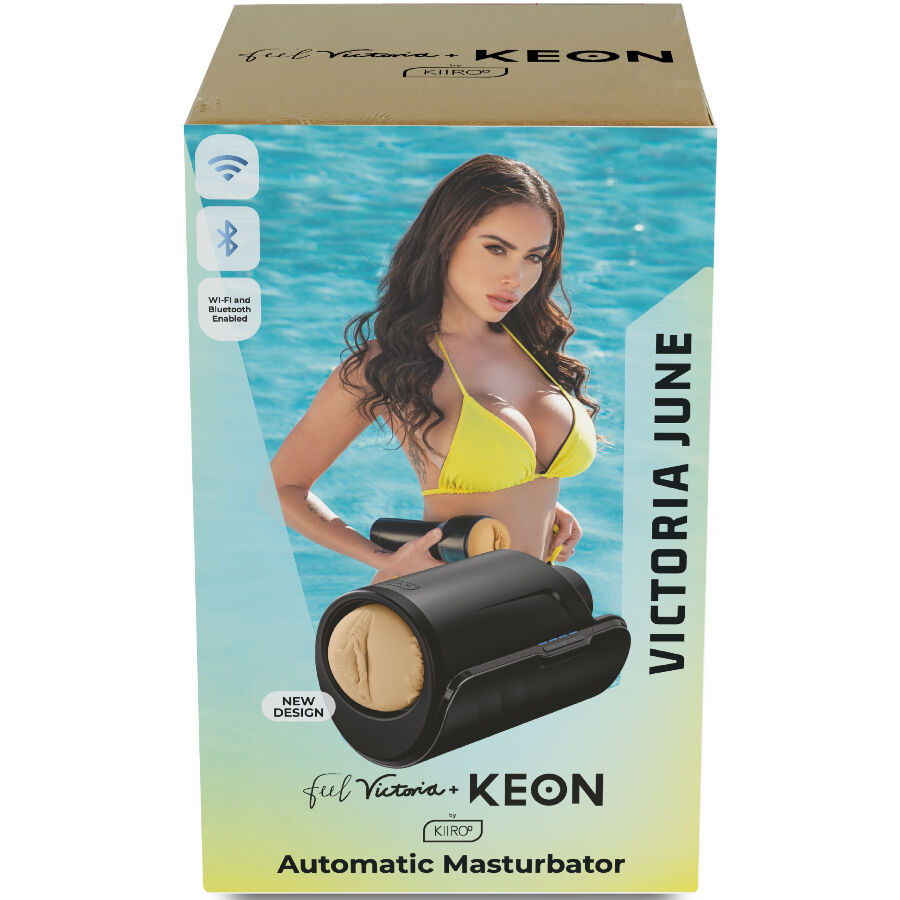 KIIROO - KEON WIFI COMBO VICTORIA JUNE AUTOMATIC MASTURBATOR + FEEL STROKER - NOCTURNA DESIRES