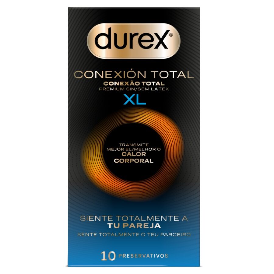 DUREX - TOTAL CONNECTION XL ULTRA FINE PLUS LATEX FREE 10 UNITS - NOCTURNA DESIRES