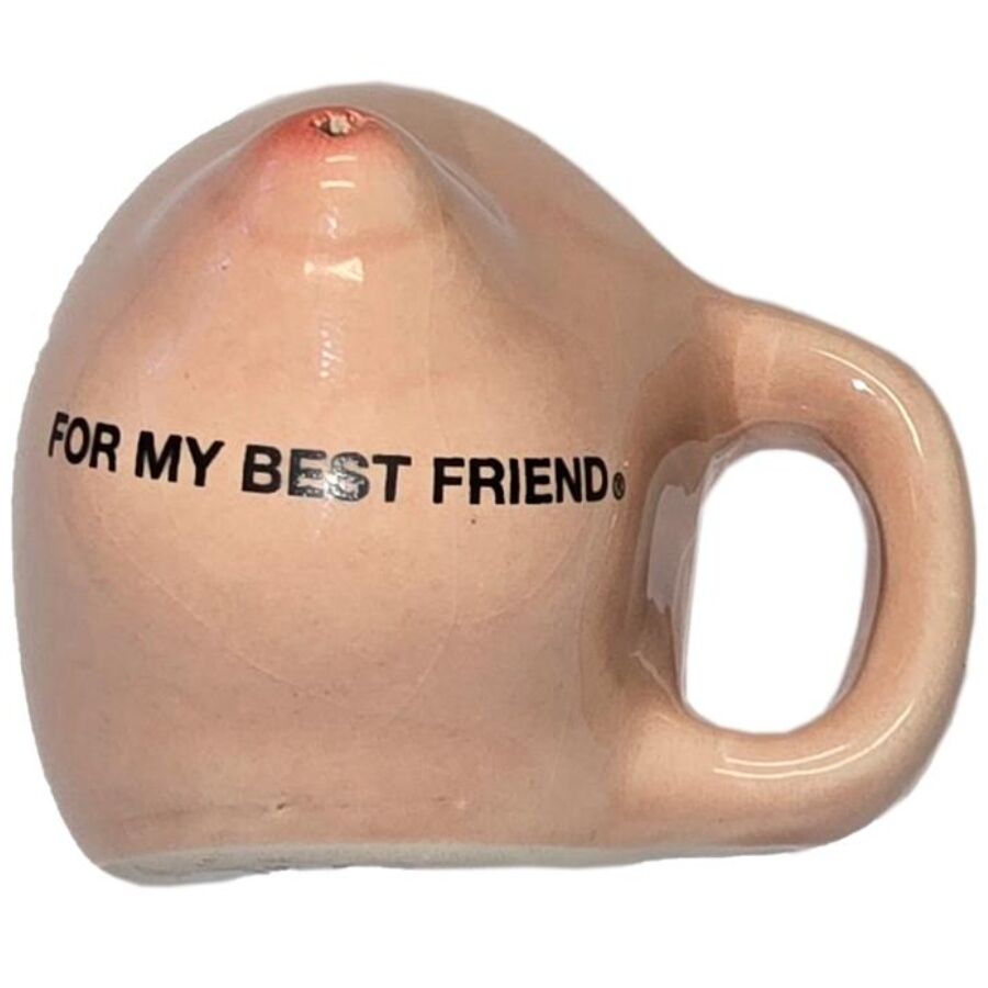 DIABLO PICANTE – BREAST MAGNET ON A CERAMIC MUG “FOR MY BEST FRIEND” - NOCTURNA DESIRES