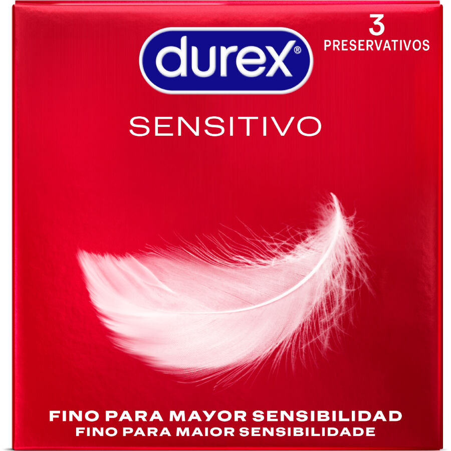 DUREX - SENSITIVE CONDOMS 3 UNITS DUREX CONDOMS  NOCTURNA DESIRES