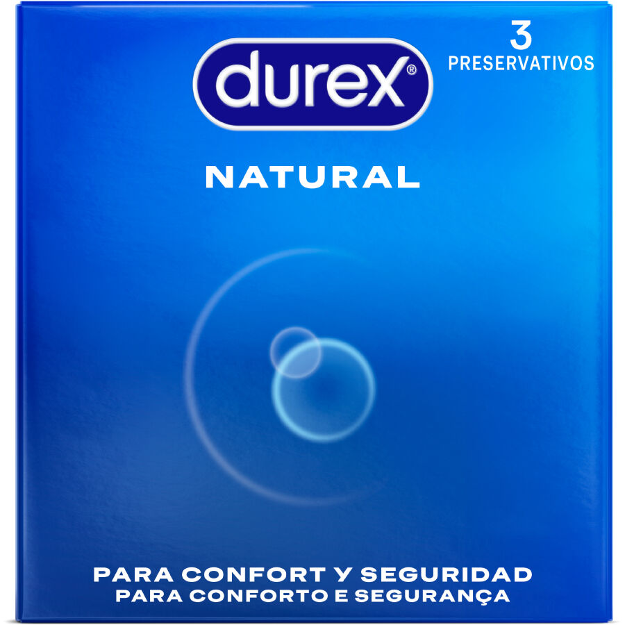 DUREX - NATURAL CONDOMS 3 UNITS DUREX CONDOMS  NOCTURNA DESIRES