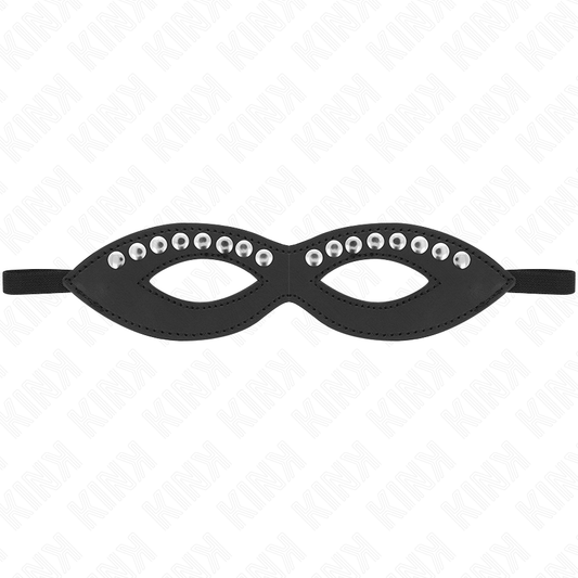 KINK - EYE MASK WITH MINI RIVETS MODEL 1 20.5 x 5.5 CM - NOCTURNA DESIRES