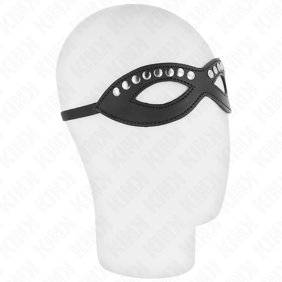 KINK - EYE MASK WITH MINI RIVETS MODEL 1 20.5 x 5.5 CM - NOCTURNA DESIRES