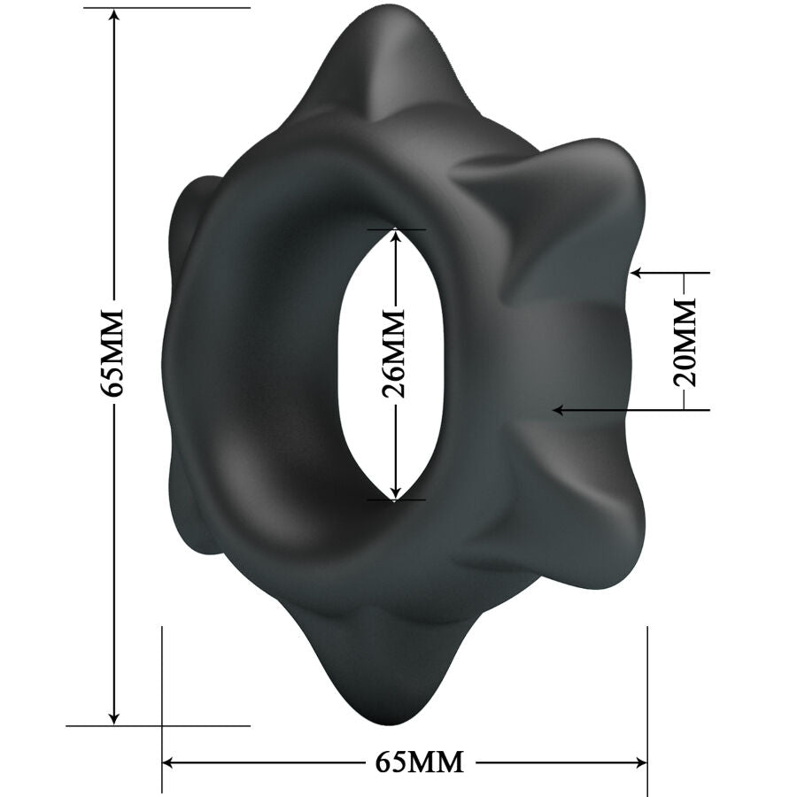 CRAZY BULL - ETHANIEL SILICONE RING MODEL 11 - NOCTURNA DESIRES