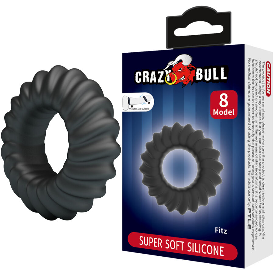 CRAZY BULL - FITZ SILICONE RING MODEL 8 - NOCTURNA DESIRES