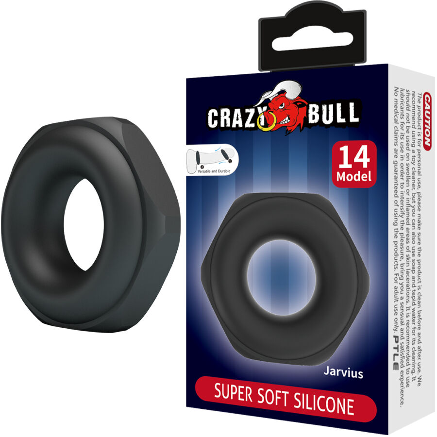 CRAZY BULL - JARVIUS SILICONE RING MODEL 14 - NOCTURNA DESIRES