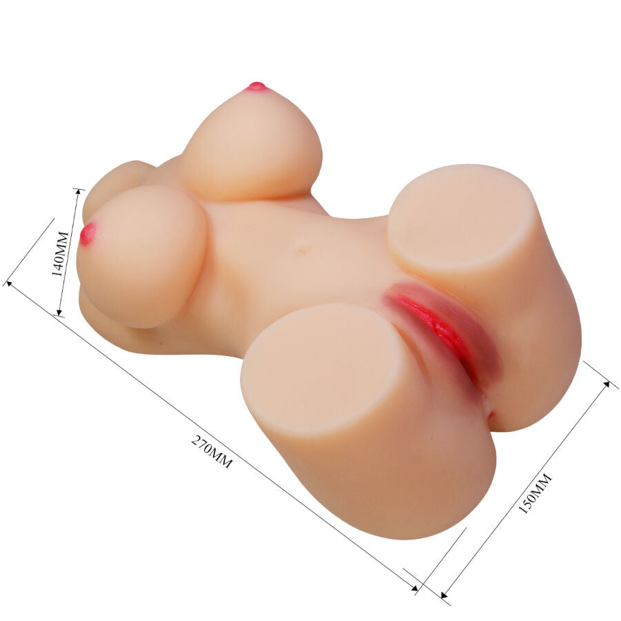 CRAZY BULL - HETTY REALISTIC FEMALE TORSO VAGINA AND ANAL 1.9 KG - NOCTURNA DESIRES
