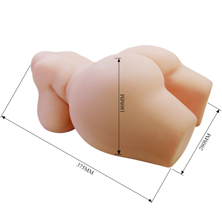 CRAZY BULL - GRACE REALISTIC FEMALE TORSO VAGINA AND ANAL 7.5 KG - NOCTURNA DESIRES