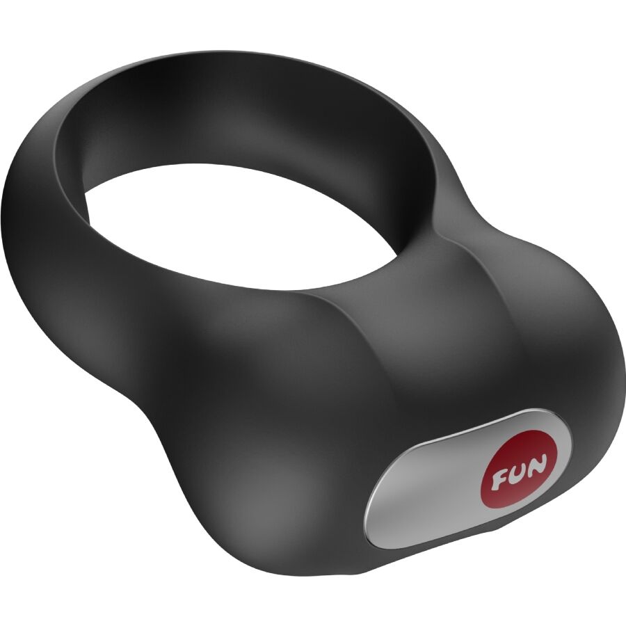 FUN FACTORY - STEADY VIBRATING COCK RING BLACK - NOCTURNA DESIRES