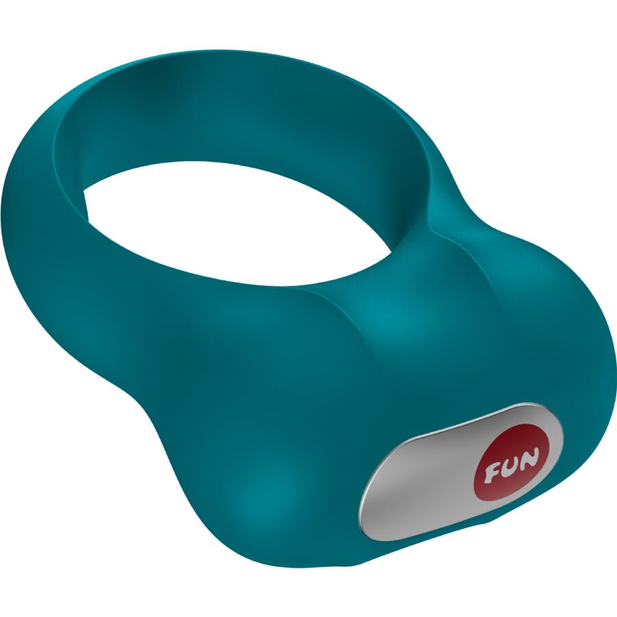 FUN FACTORY - STEADY VIBRATING COCK RING BOTTLE GREEN - NOCTURNA DESIRES