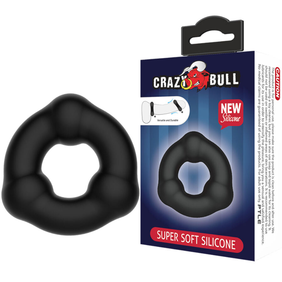CRAZY BULL - SUPER SOFT SILICONE RING WITH NODULES CRAZY BULL  NOCTURNA DESIRES