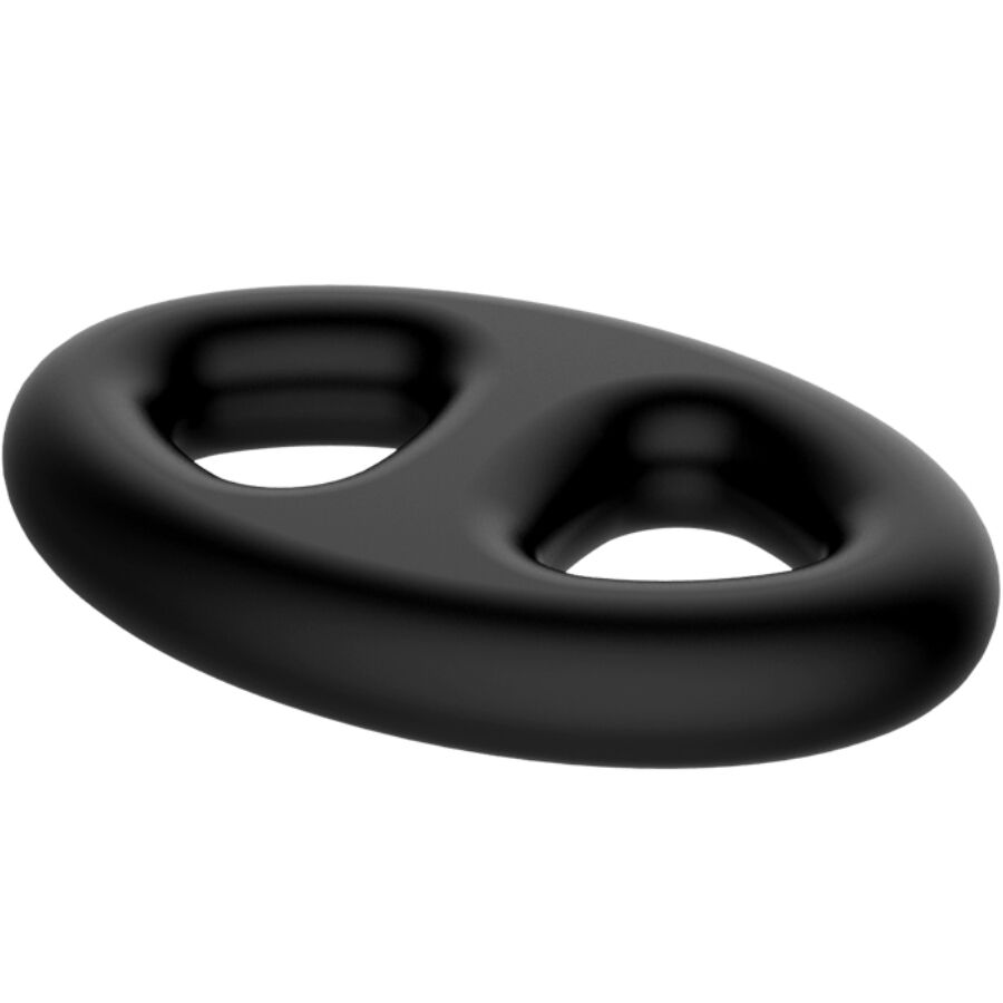 CRAZY BULL - DOUBLE OVAL SILICONE RING CRAZY BULL  NOCTURNA DESIRES