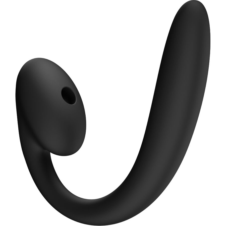 FUN FACTORY - CRESCENDO INSERTABLE DOUBLE AIR PULSE VIBRATOR BLACK - NOCTURNA DESIRES