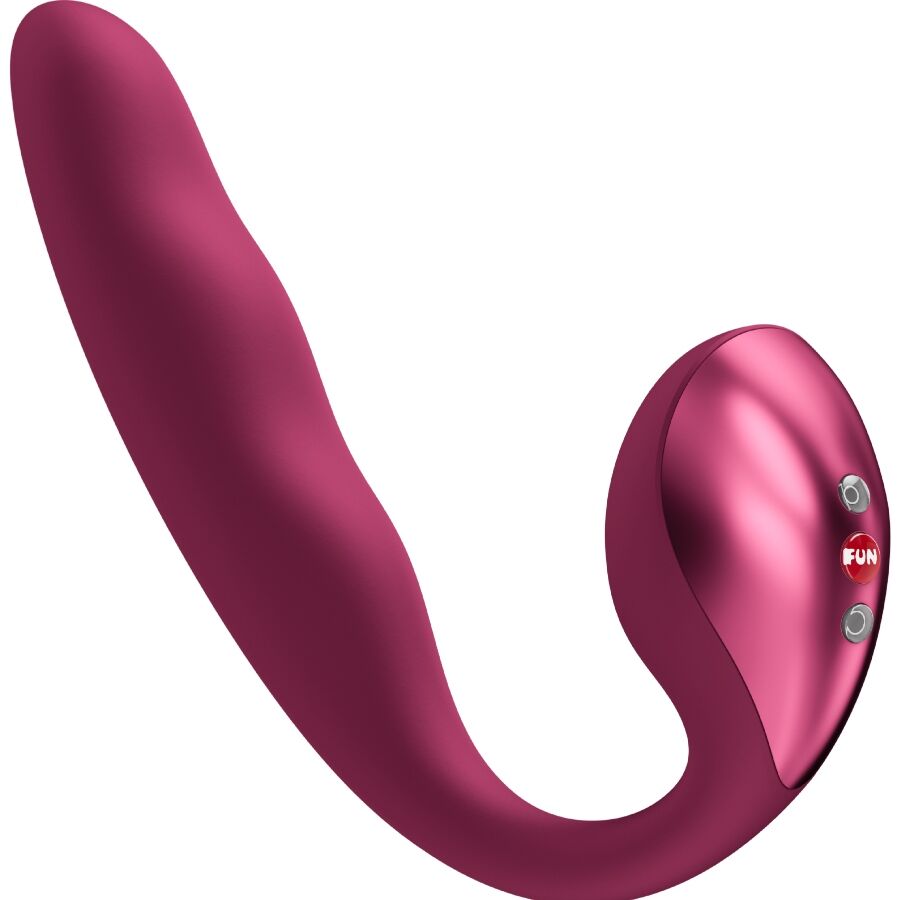 FUN FACTORY - ALLEGRO INSERTABLE DOUBLE AIR PULSE VIBRATOR WINE RED - NOCTURNA DESIRES