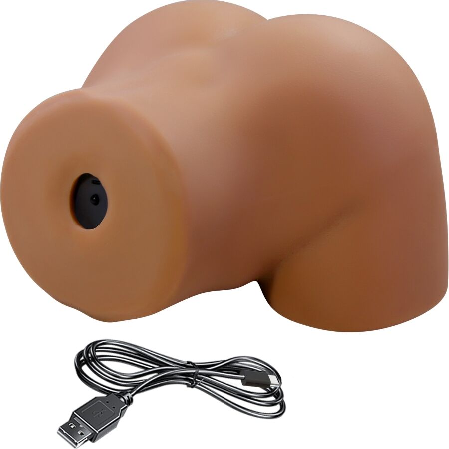 CRAZY BULL - GERIANN REALISTIC FEMALE BUTT VIBRATOR AND SUCKER WITH SOUND 5.5 KG - NOCTURNA DESIRES