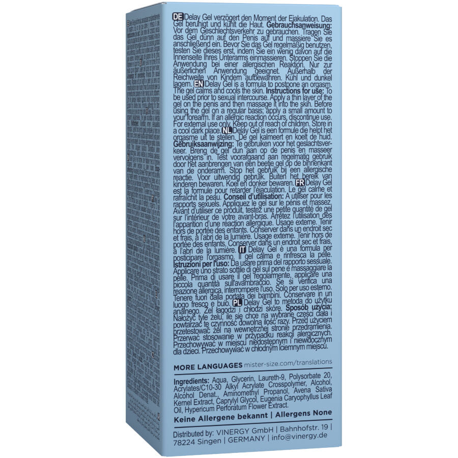 MISTER SIZE - DELAY GEL 50 ML - NOCTURNA DESIRES