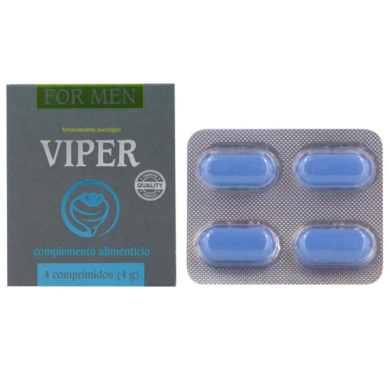 COBECO - VIPER FOR MEN 4 TABS COBECO PHARMA  NOCTURNA DESIRES